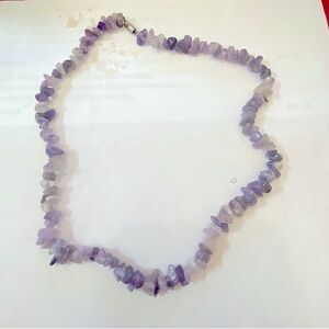 Amethyst Necklace 18.5"